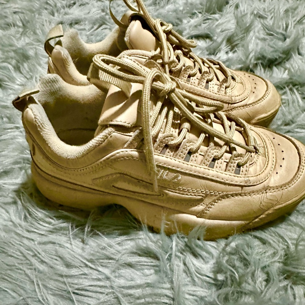 Fila Disruptor II Sneakers in tan
